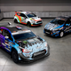From front to back: Ken’s i20 N, Lia’s Fiesta R2T, and Lucy’s Fiesta Rally3